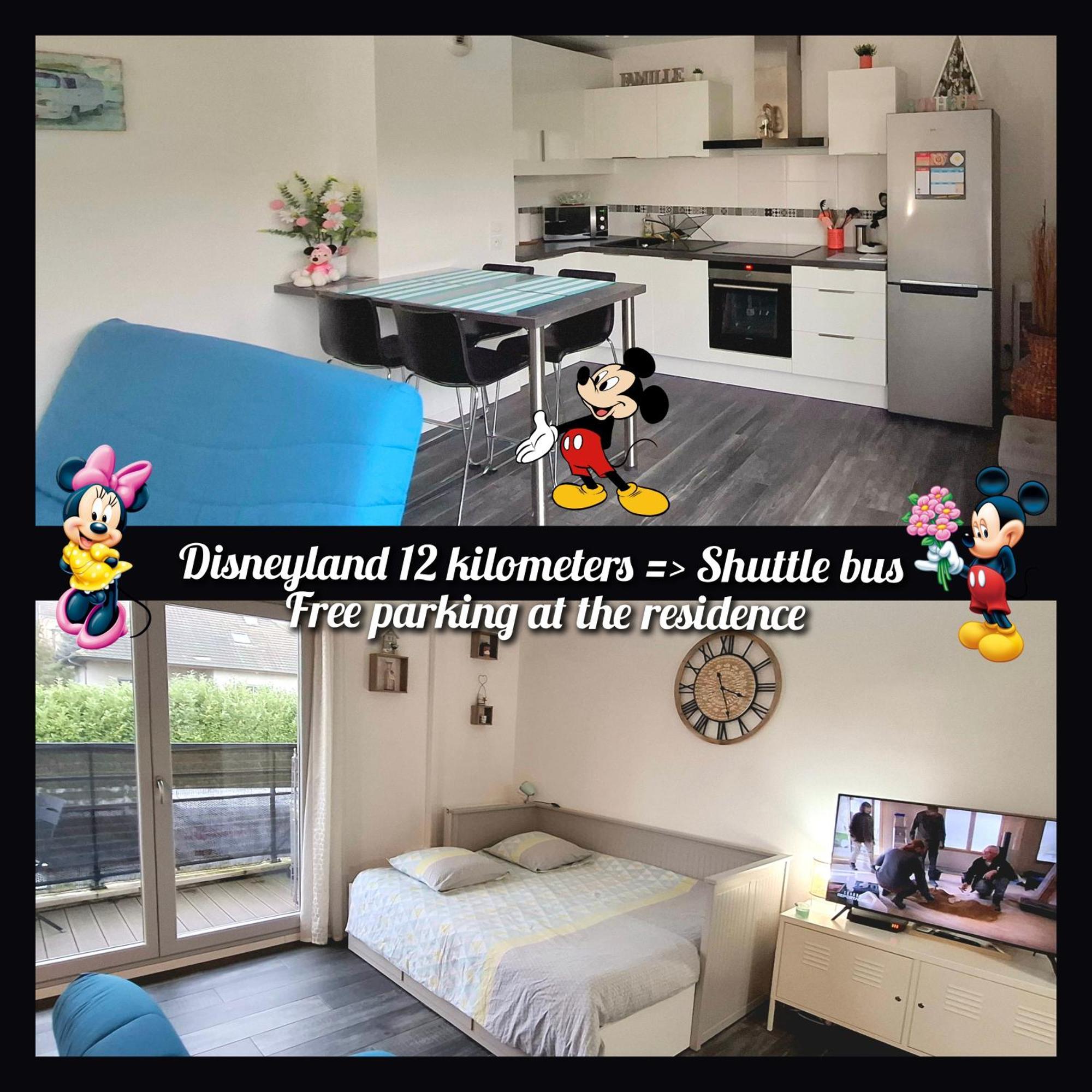 Appartement Studio O Fil De L'O A 12 Kilometres De Disneyland Paris Crecy-la-Chapelle Exterior photo